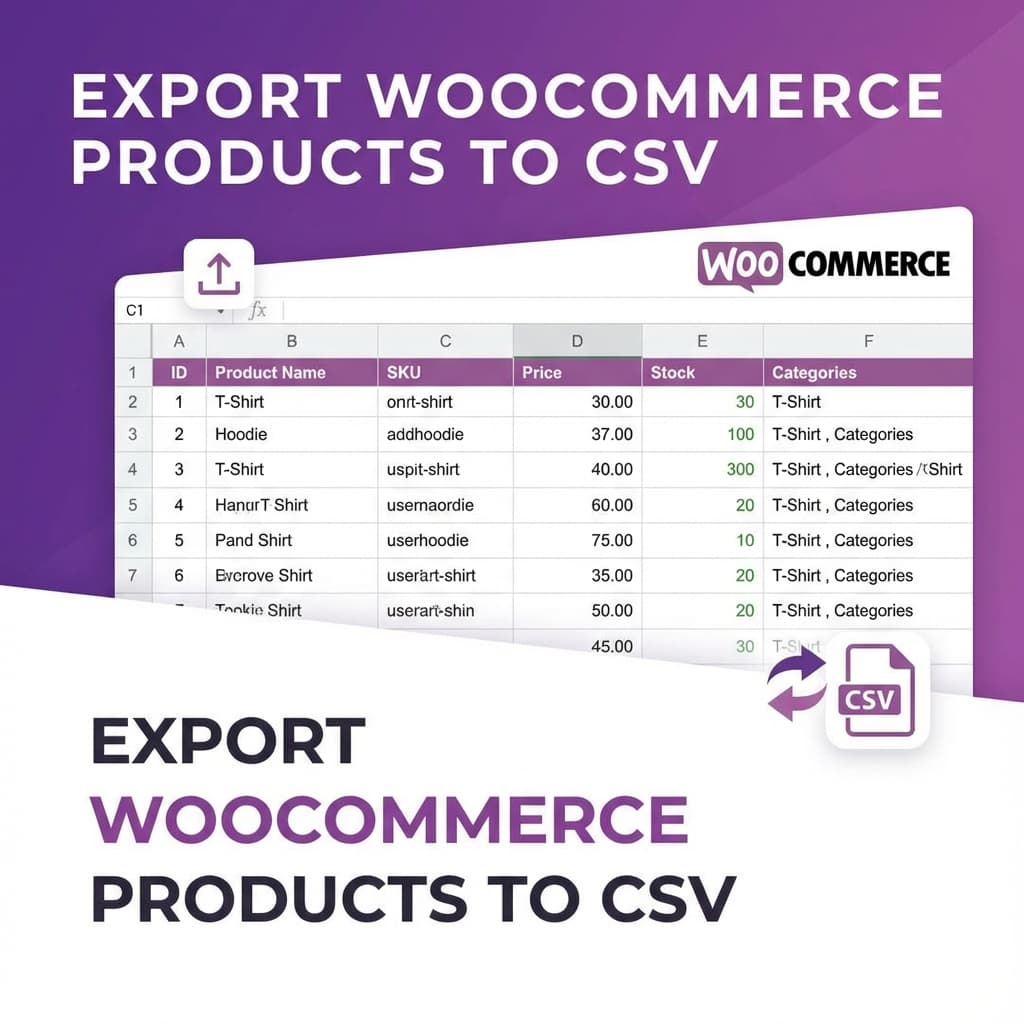 How to Export WooCommerce Products to CSV for Free